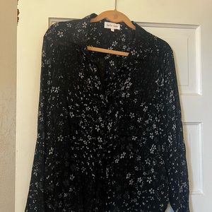 Bella Dahl sheer floral top